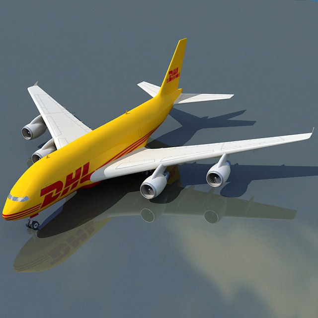 DHL Aircraft 3D Model