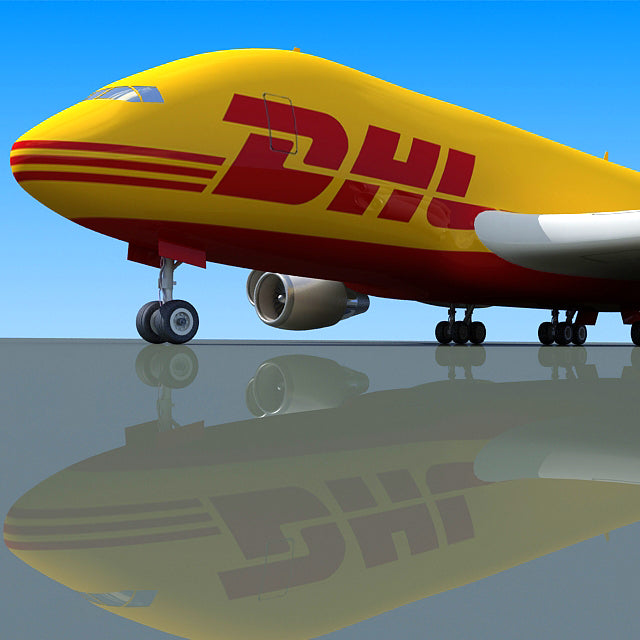 DHL Aircraft 3D Model