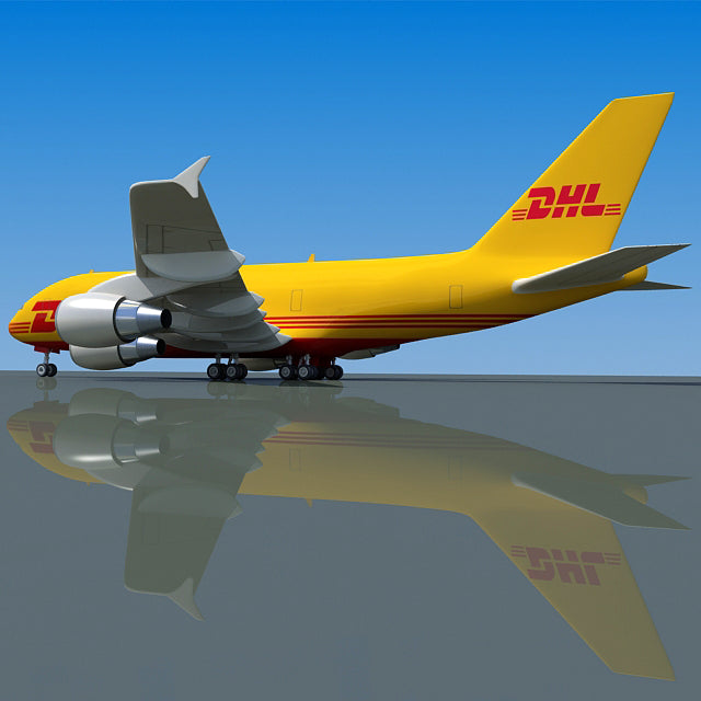 DHL Aircraft 3D Model