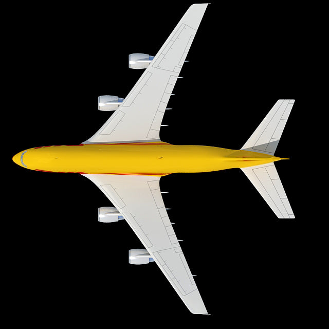 DHL Aircraft 3D Model