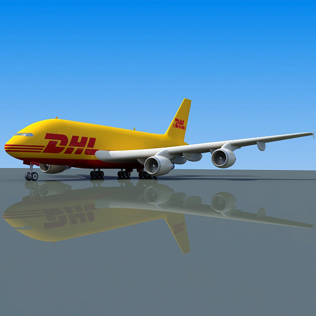 DHL Aircraft 3D Model