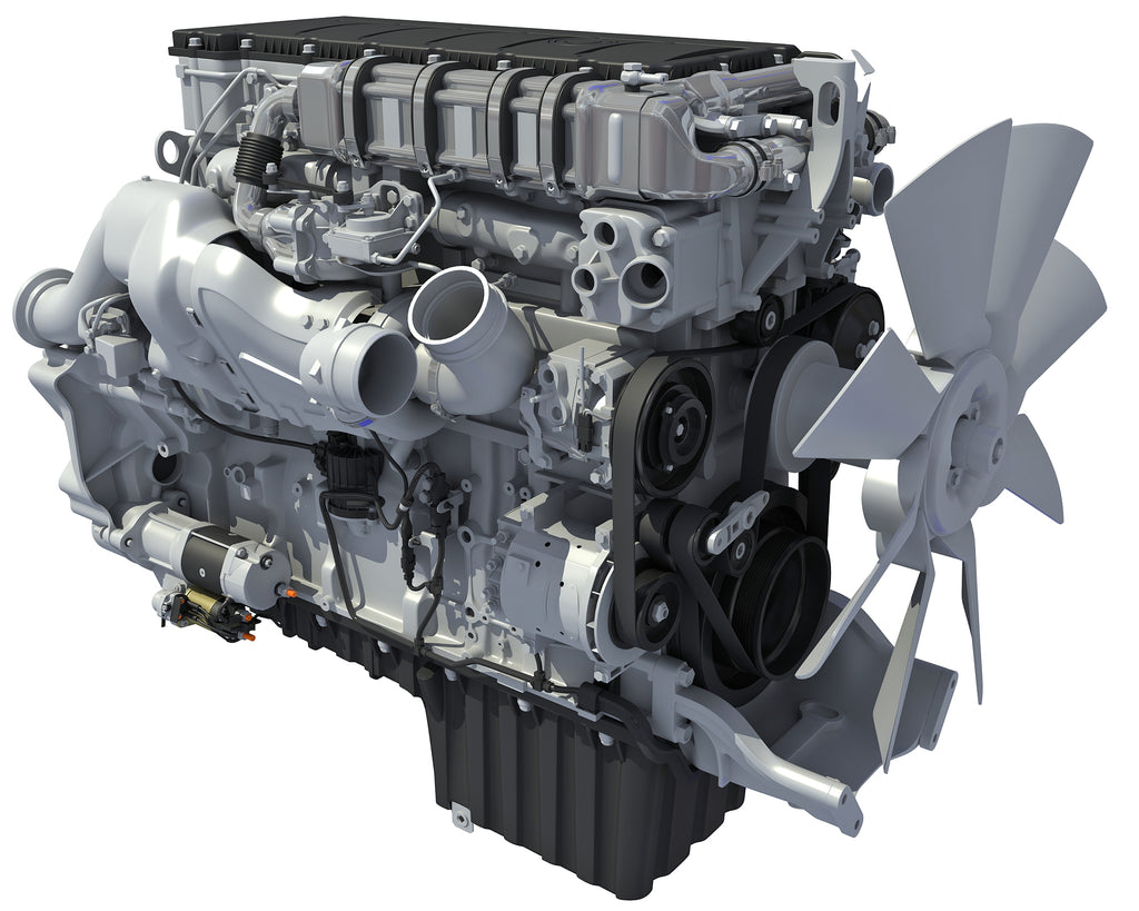 Truck Engine 3D Model