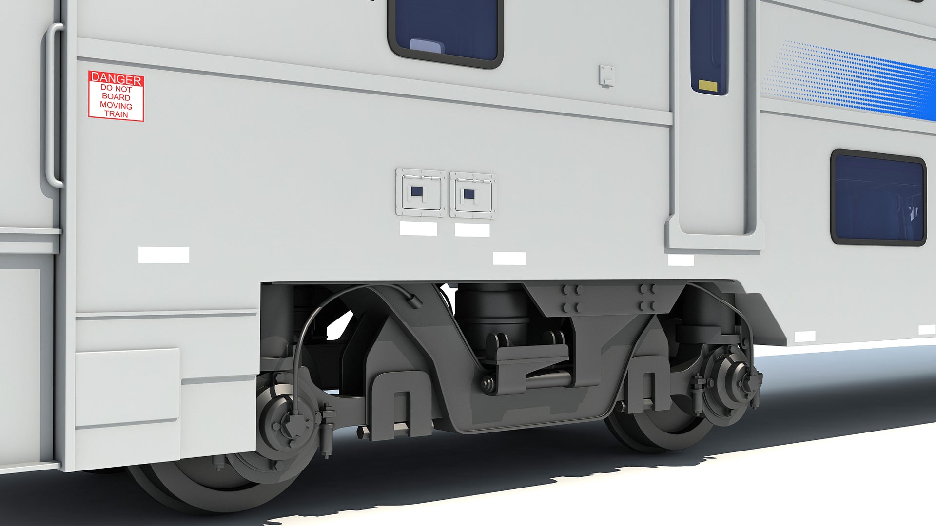 Double Deck NJ Train Passenger Car