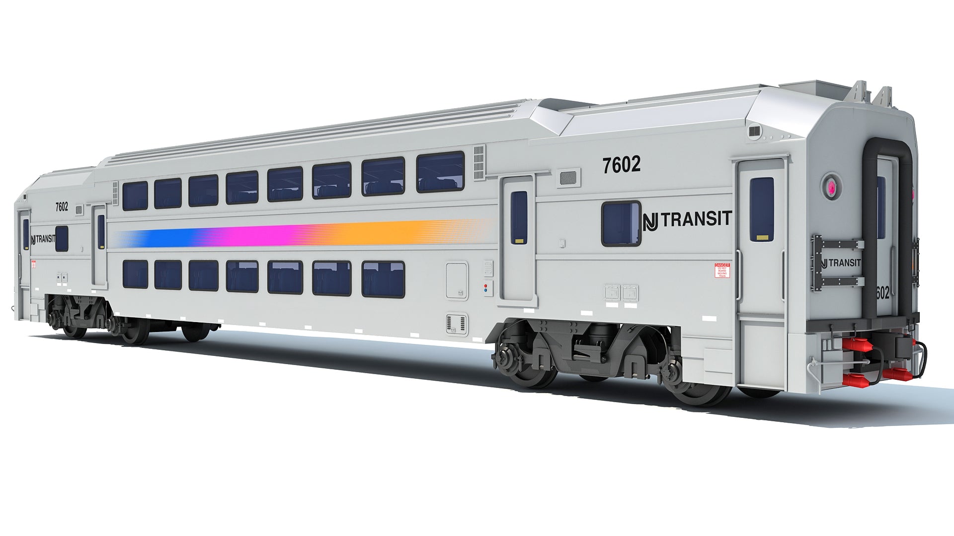 Double Deck NJ Train Passenger Car
