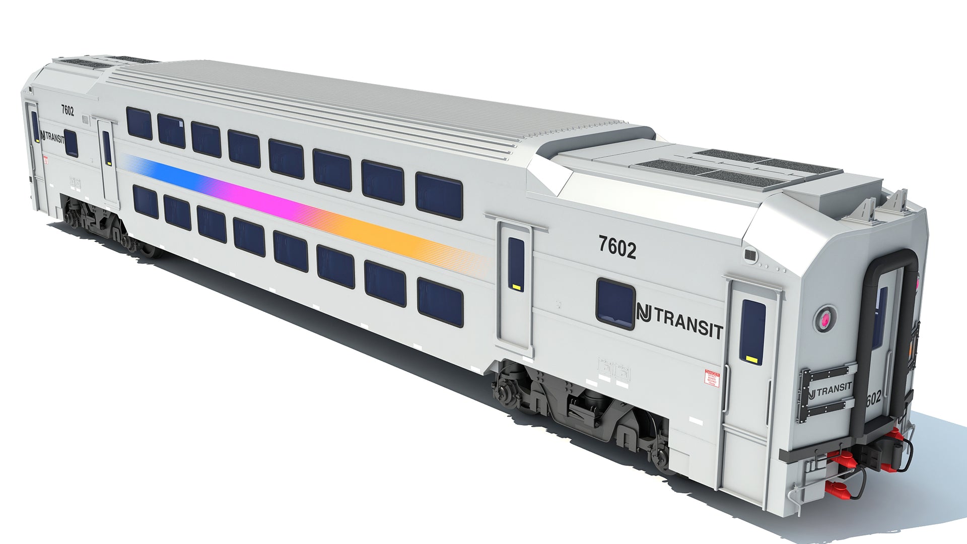 Double Deck NJ Train Passenger Car