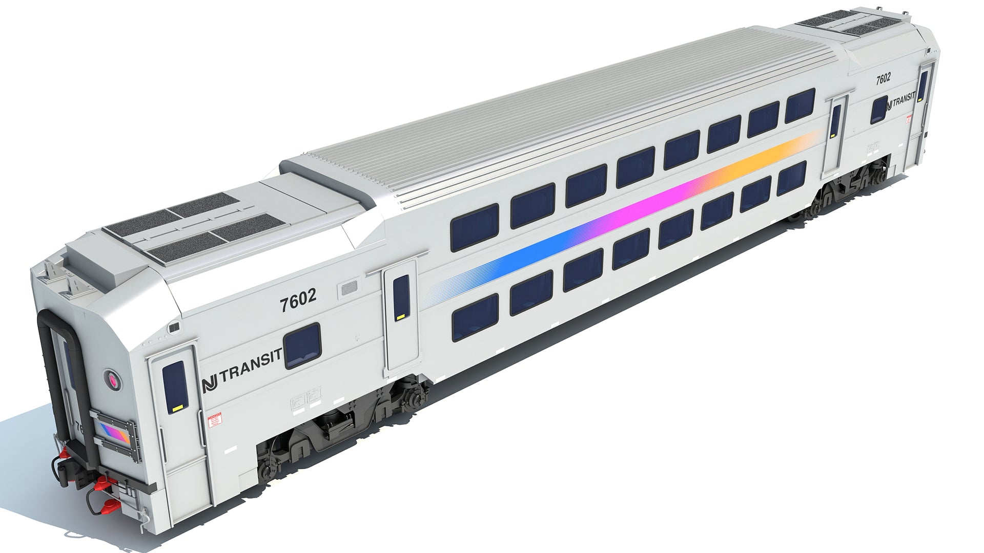 Double Deck NJ Train Passenger Car