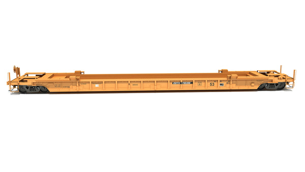 3D Trains Models - Double Stack Railcar – 3D Horse