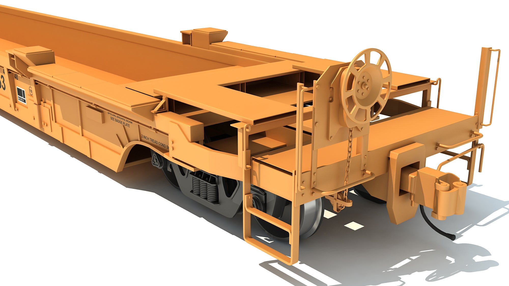Double Stack Train Model 3D Trains Models - Double Stack Railcar – 3D Horse
