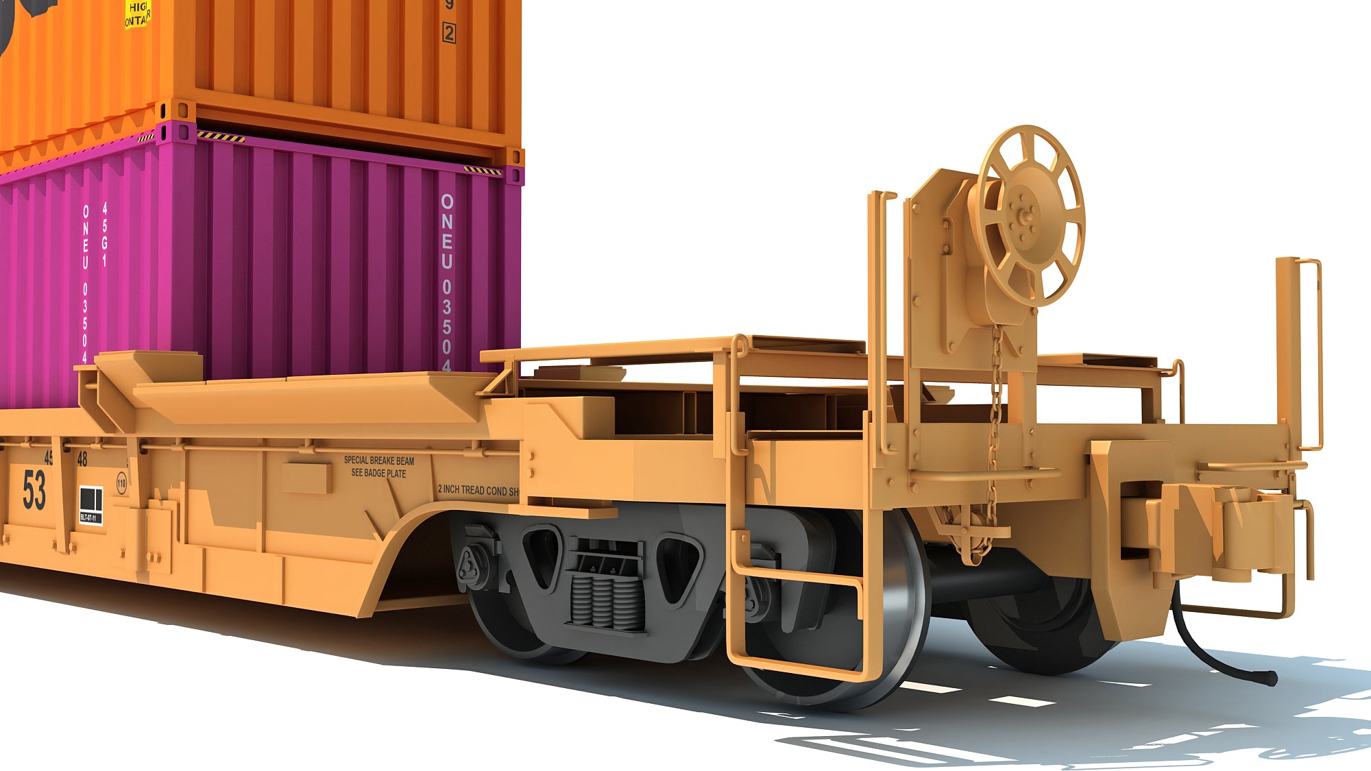 Double Stack Train Car