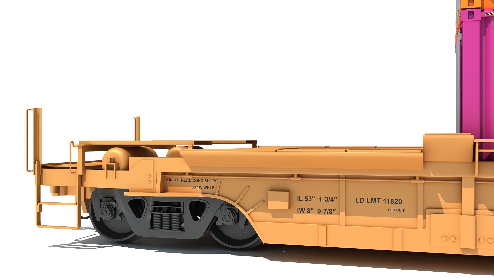Double Stack Train Car