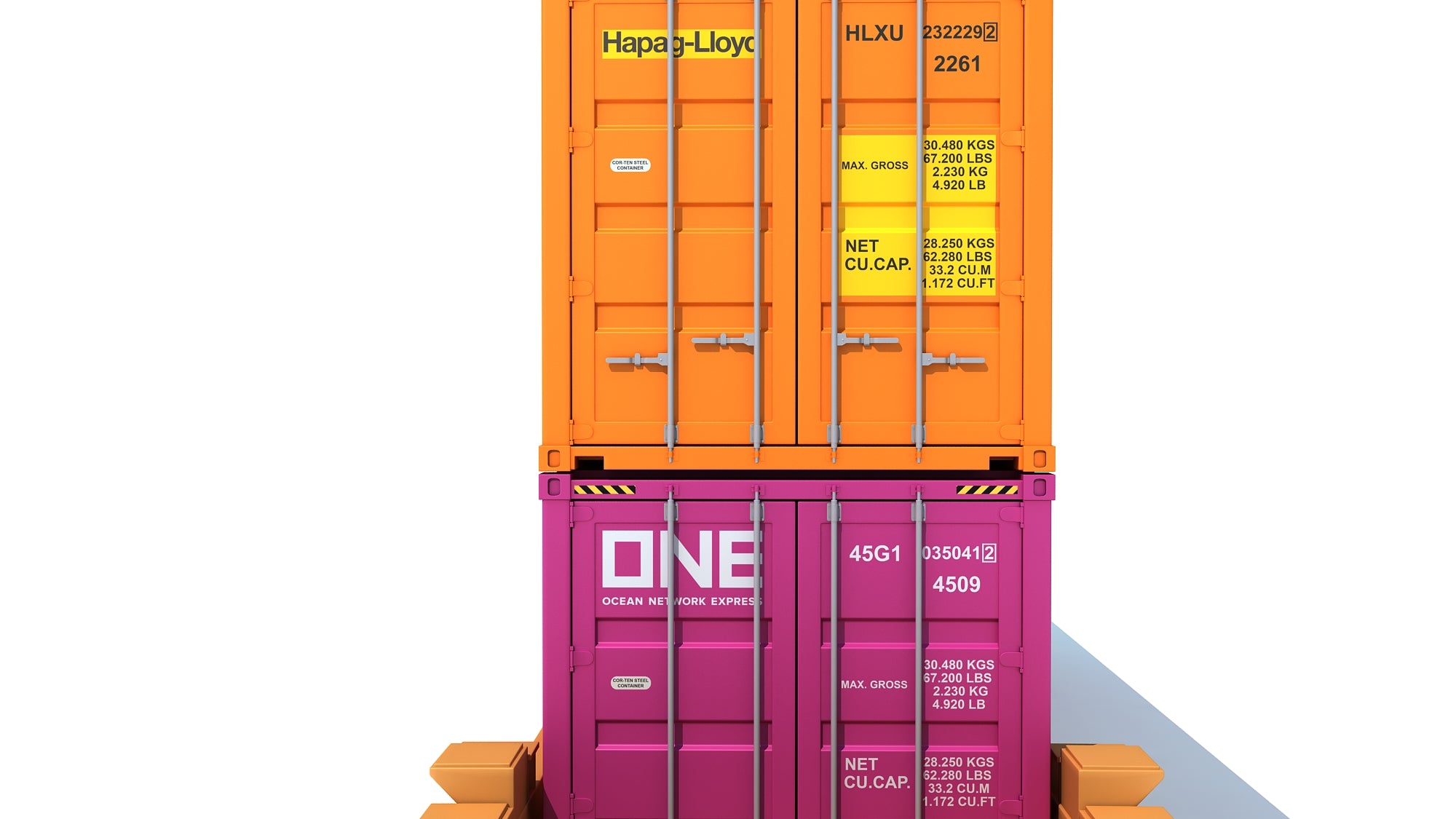 Double Stack Train Car