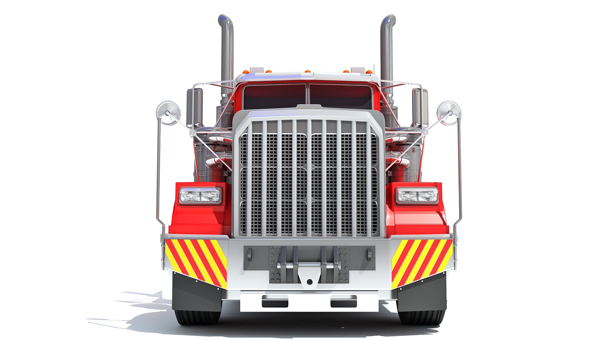 Truck with Bottom Dump Trailer