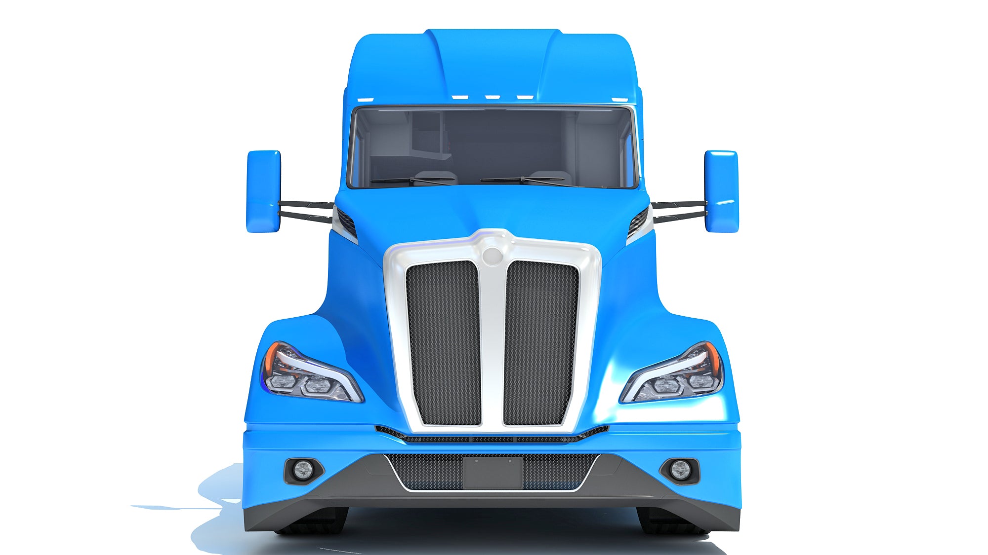 Truck with Bottom Dump Trailer