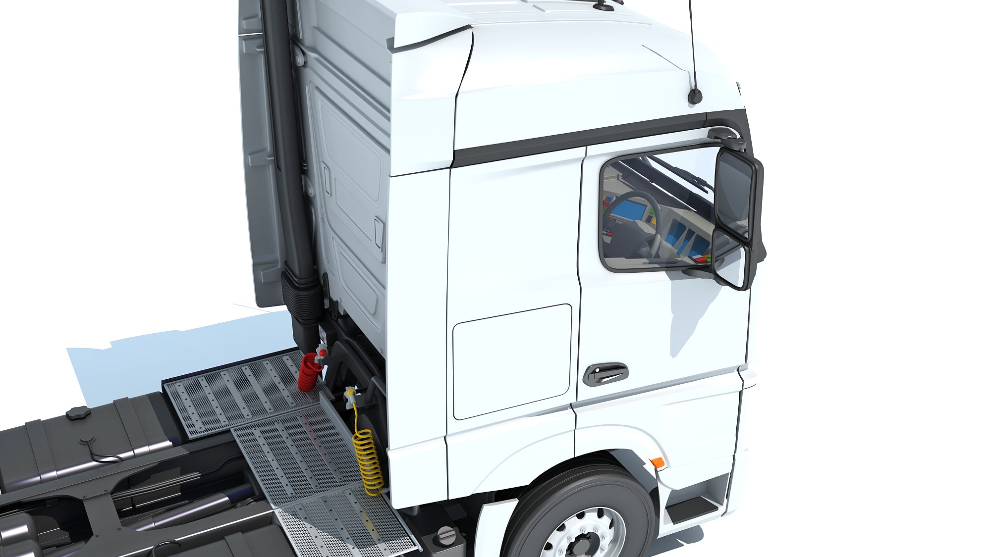 Truck with Bottom Dump Trailer