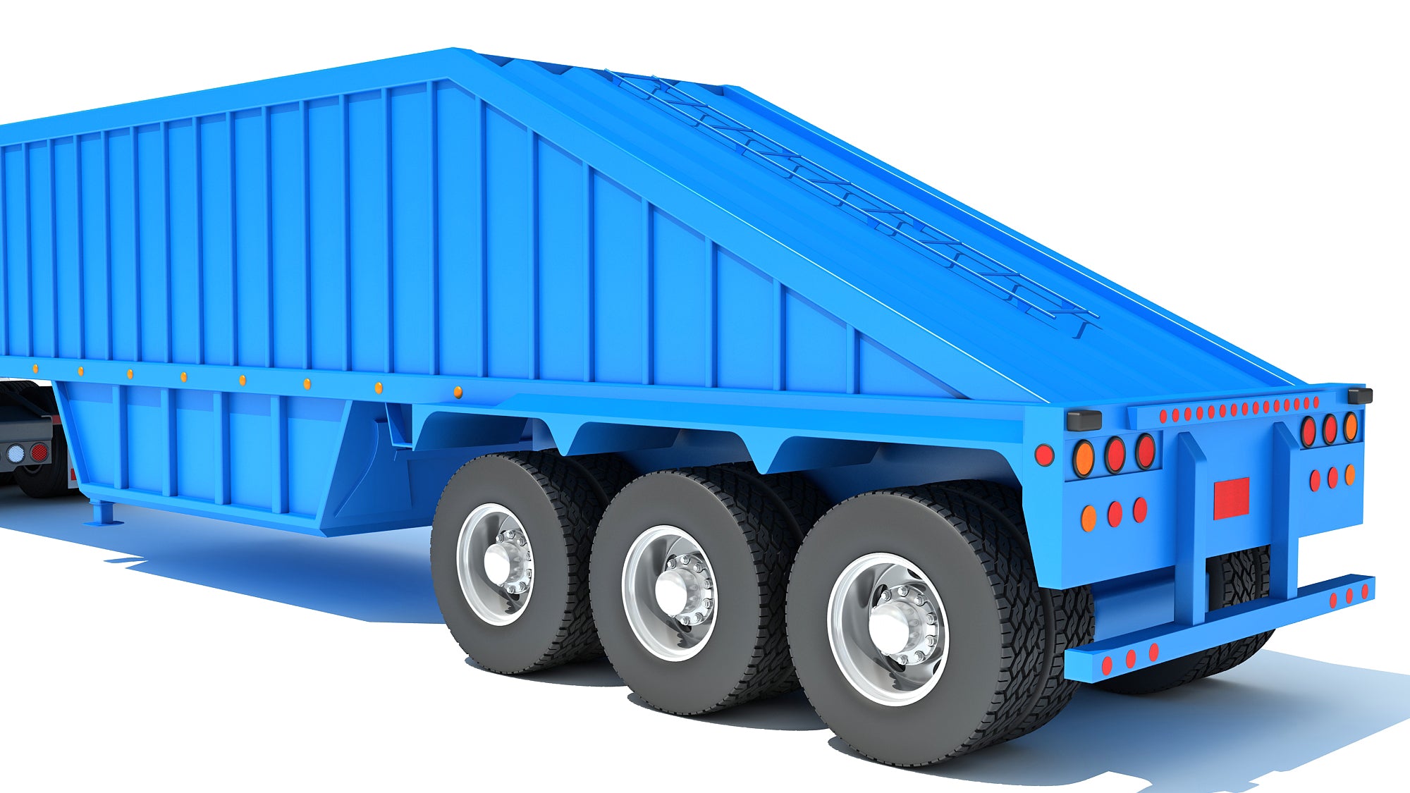 Truck with Bottom Dump Trailer