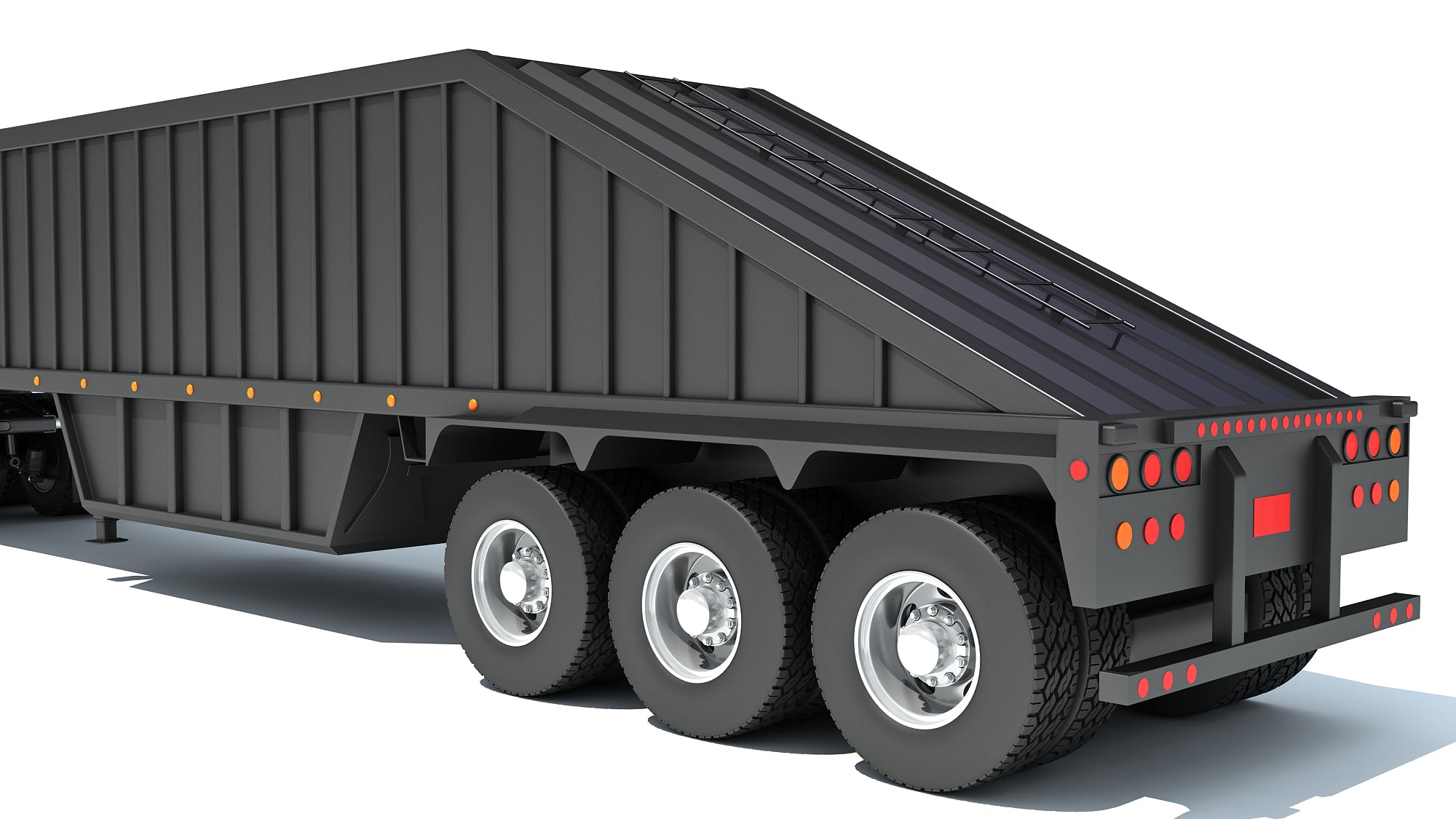 Bottom Dump Truck with Trailer