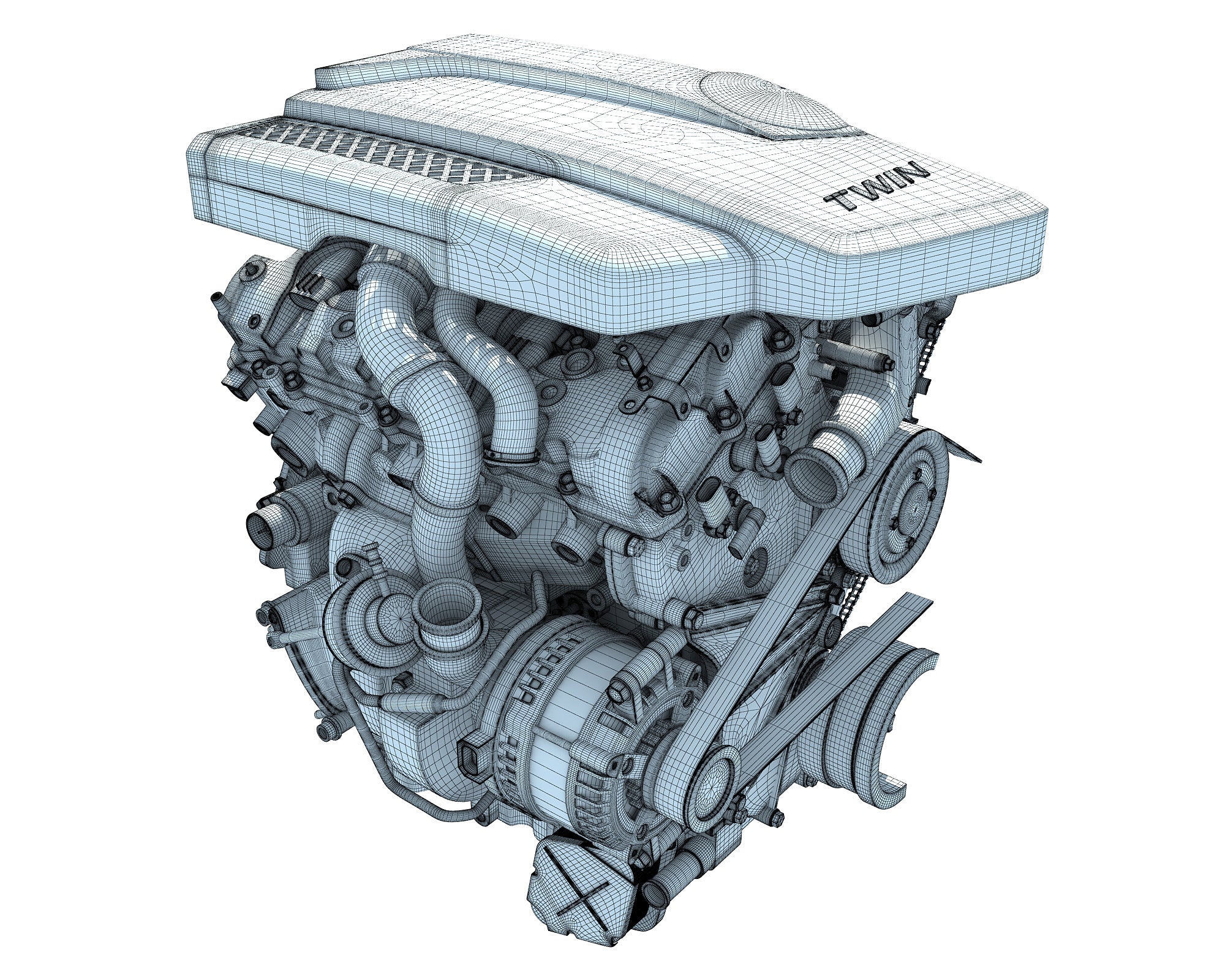 Sectioned Engine 3D Models