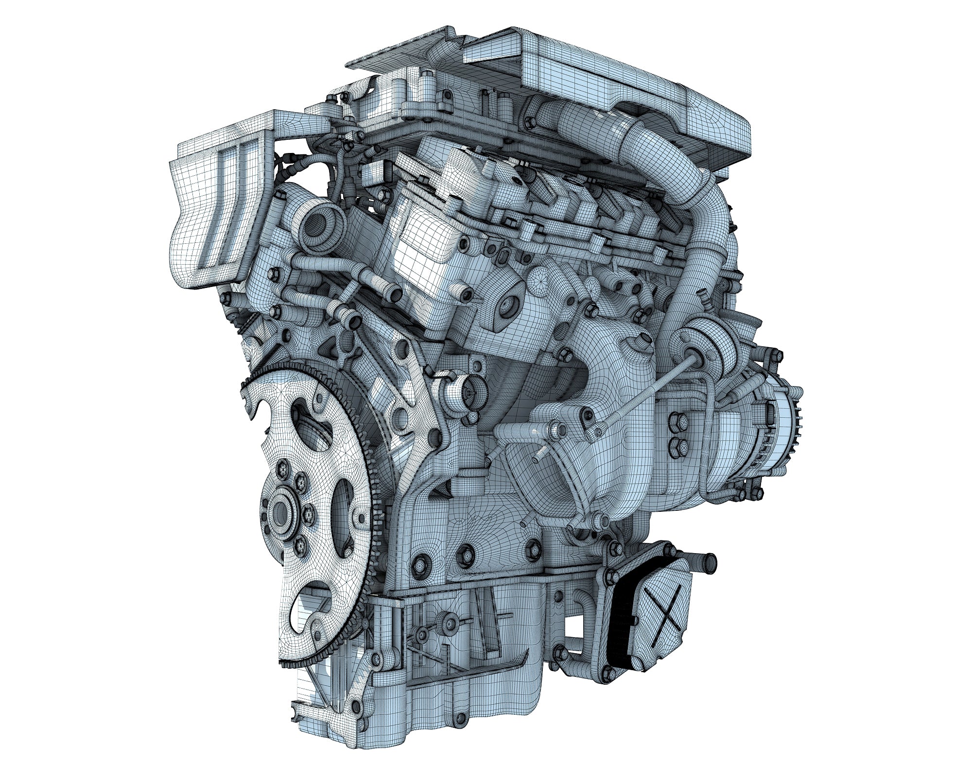 Sectioned Engine 3D Models