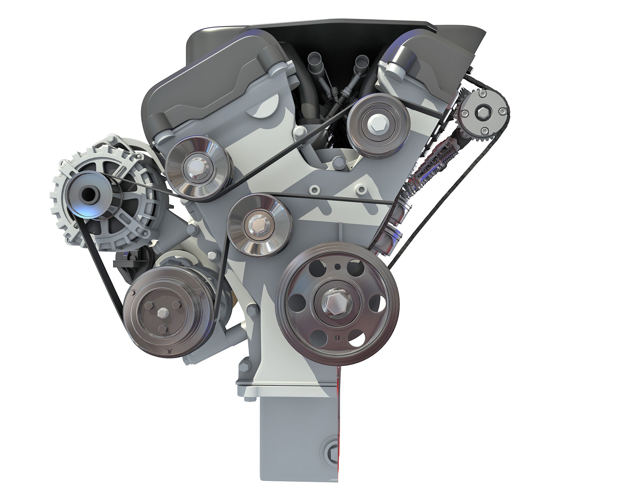 Cutaway Animated V12 Engine