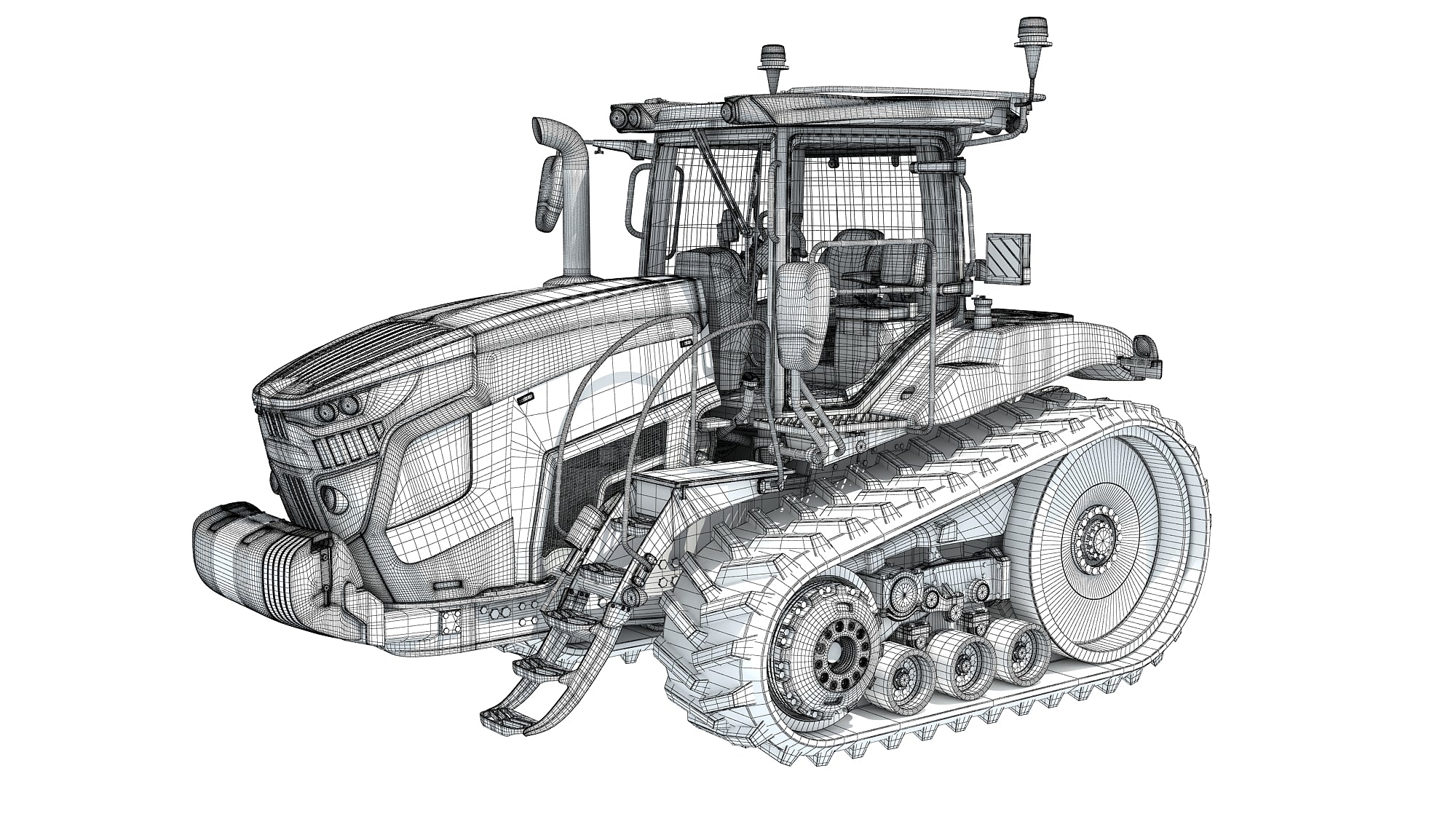 Two Track Tractor