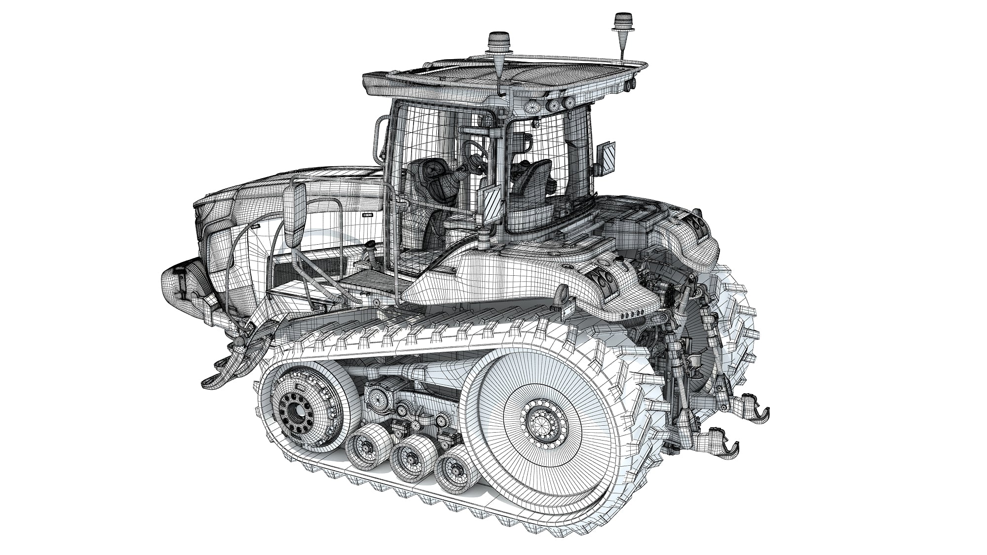 Two Track Tractor