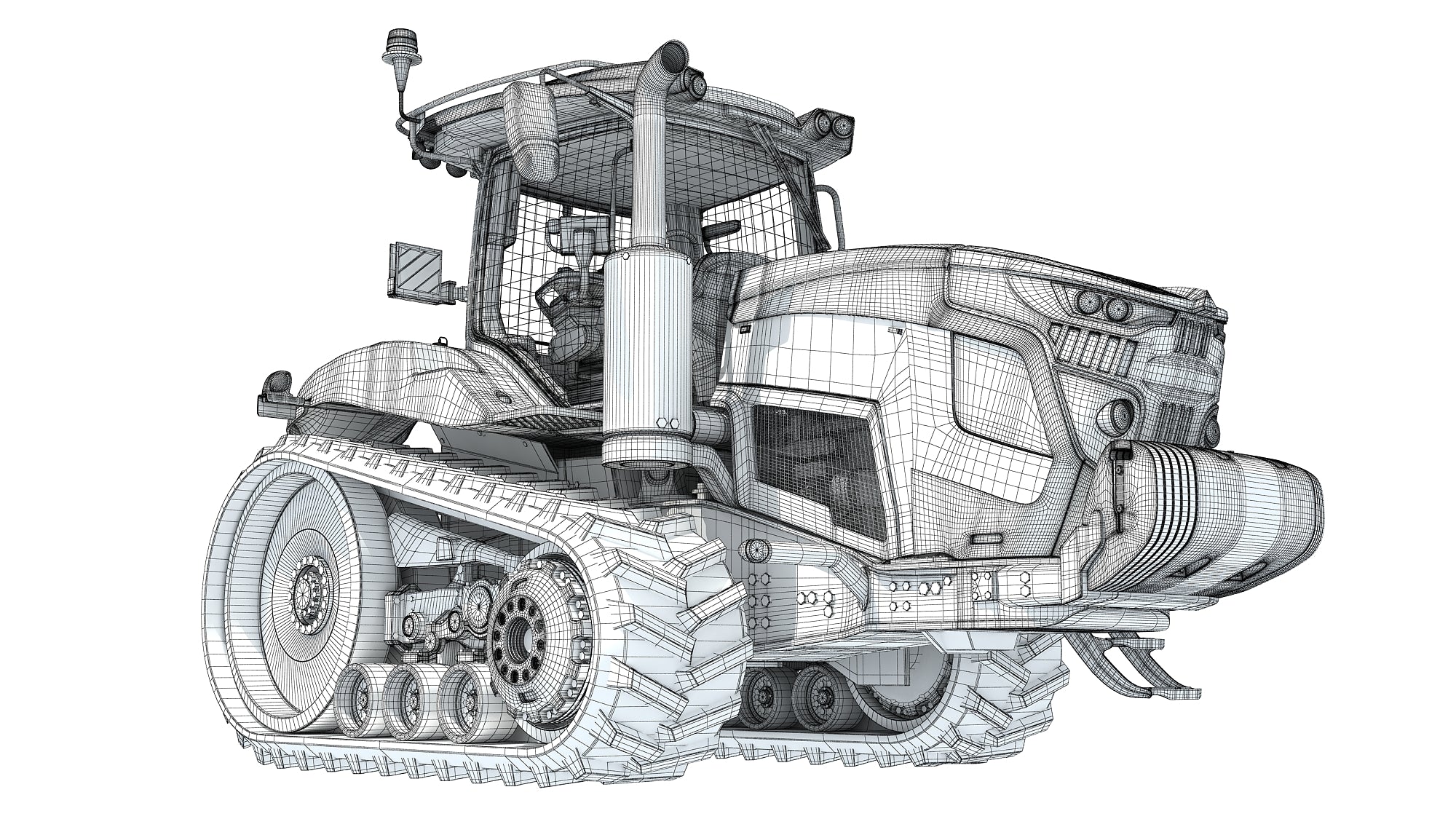 Two Track Tractor