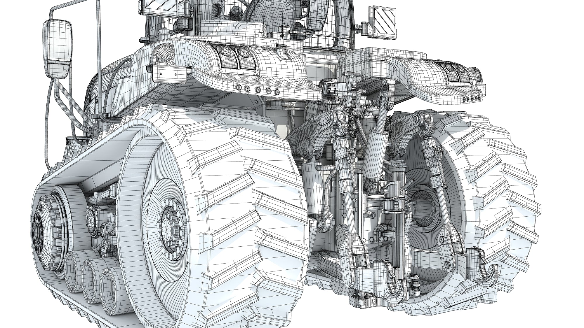 Two Track Tractor