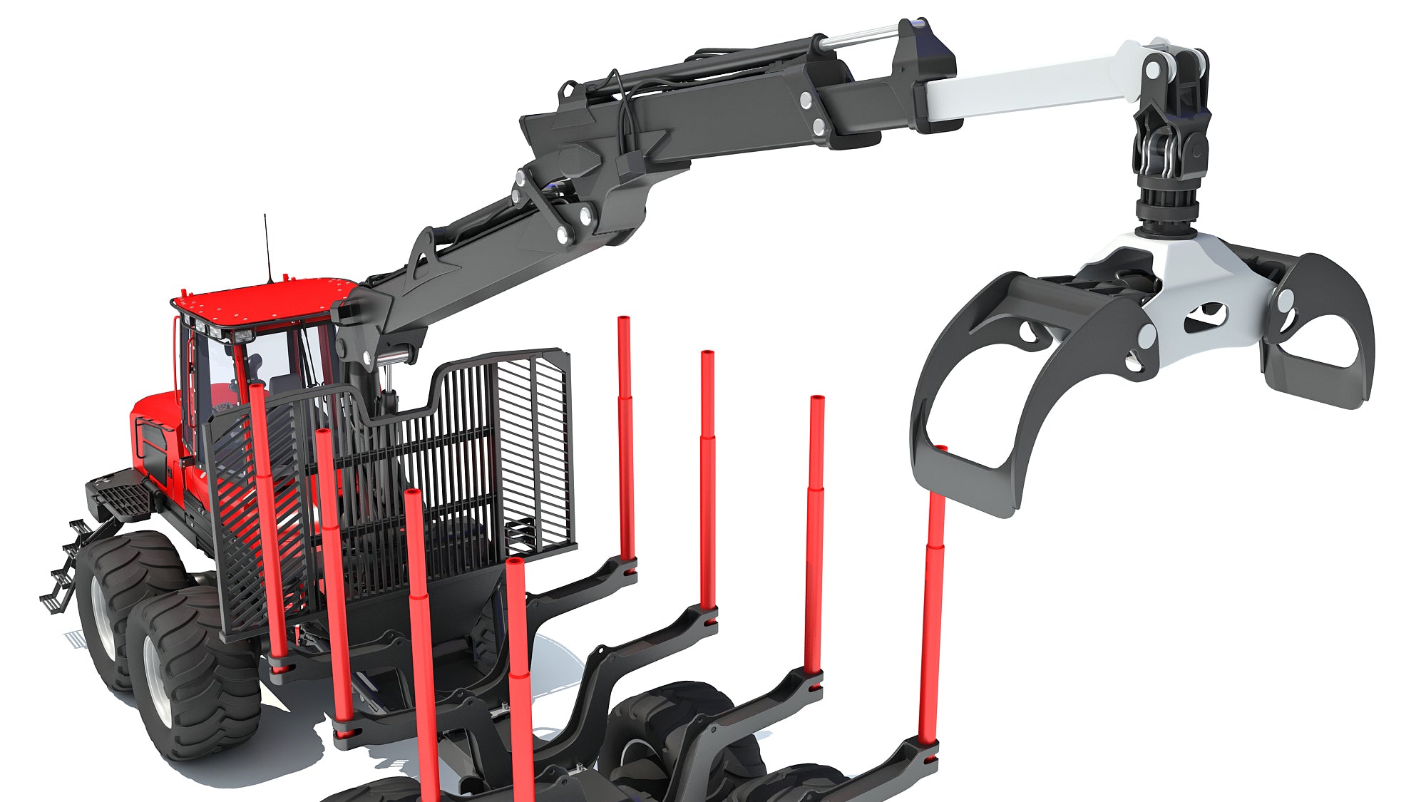 3D Forestry Forwarder