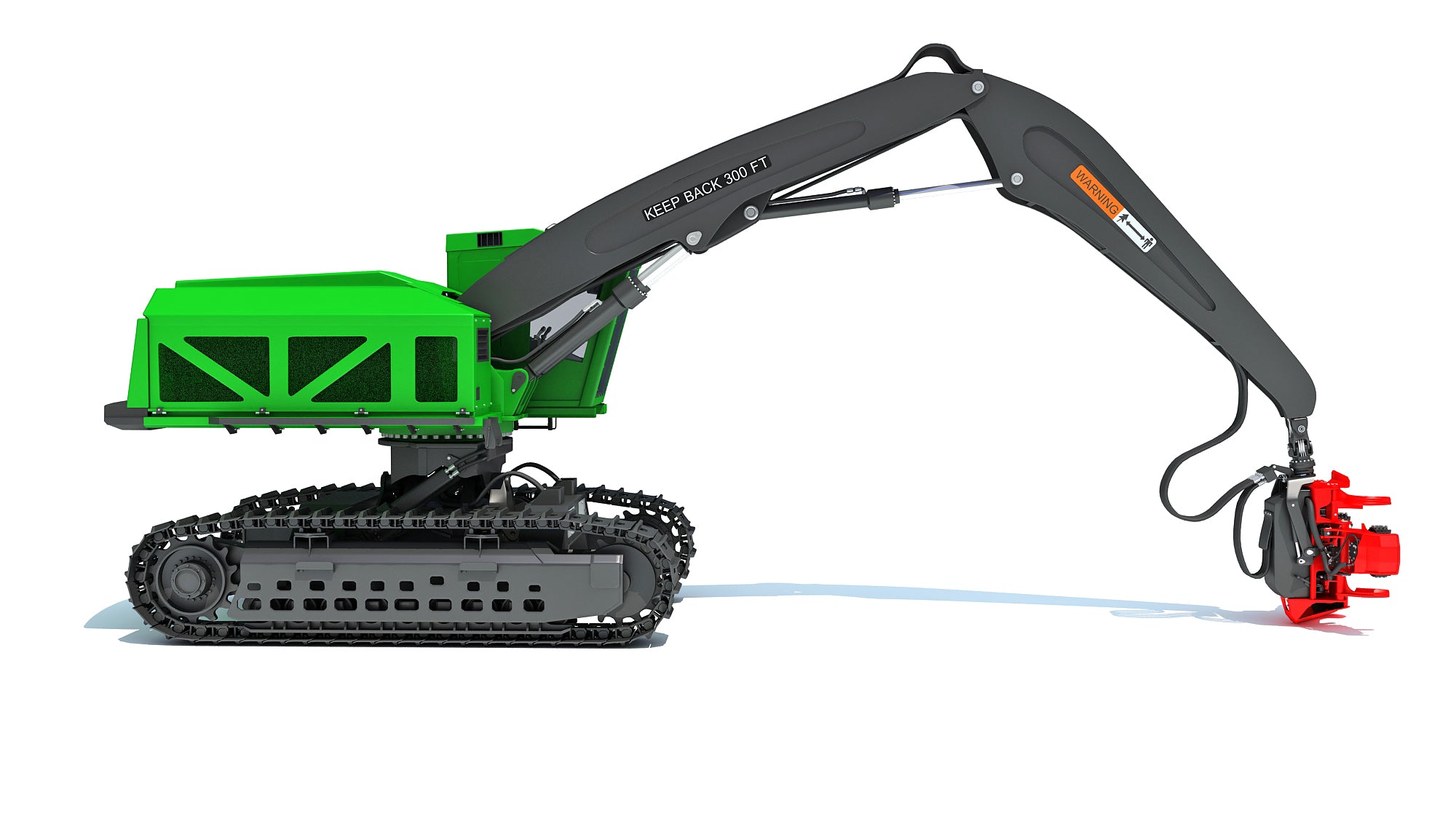 Tracked Forestry Harvester