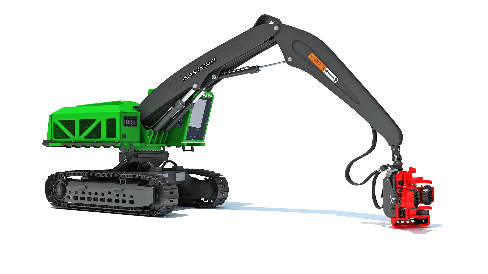 Tracked Forestry Harvester