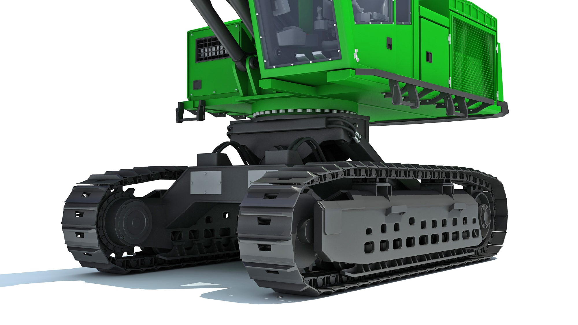 Tracked Forestry Harvester