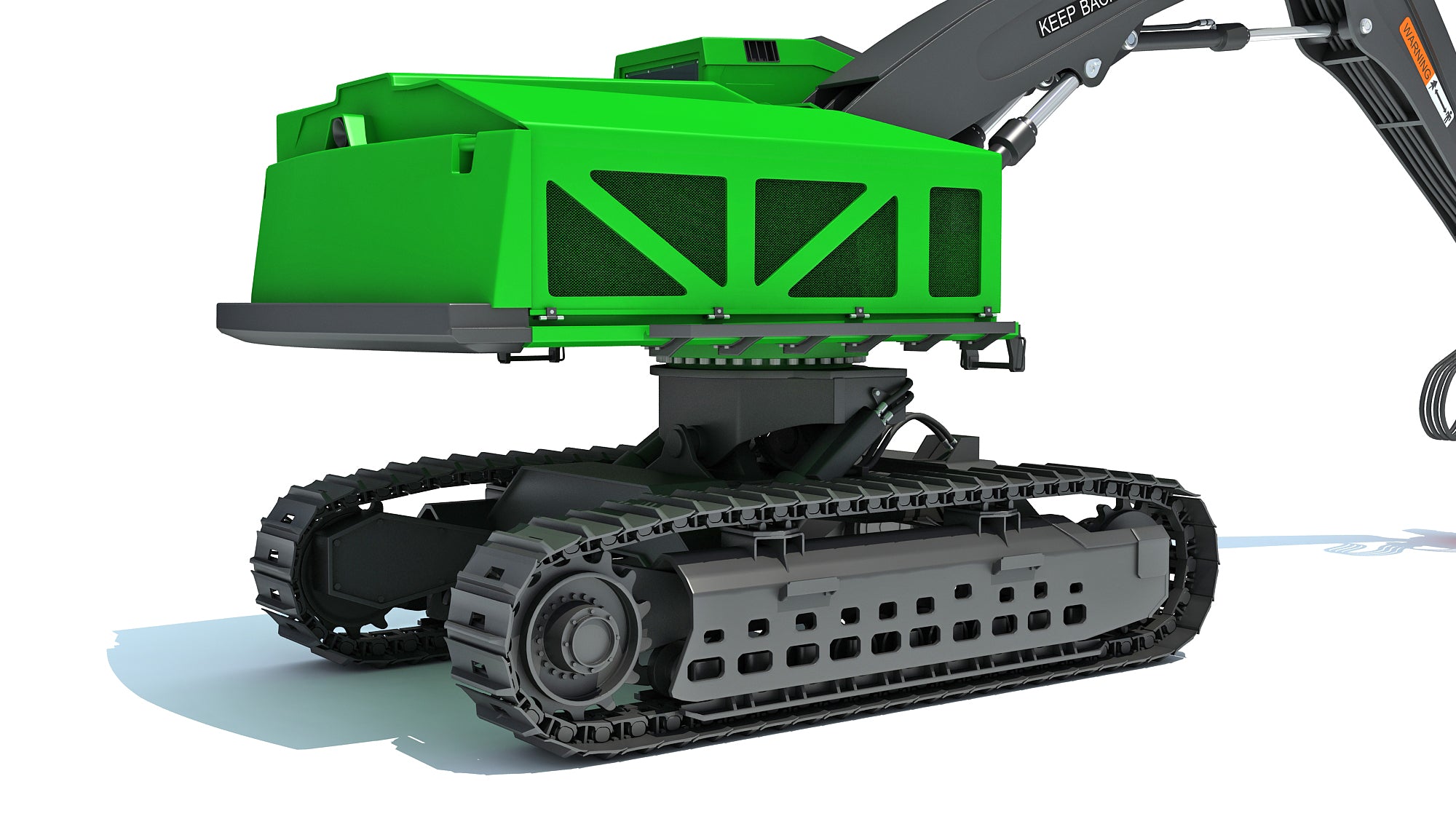 Tracked Forestry Harvester