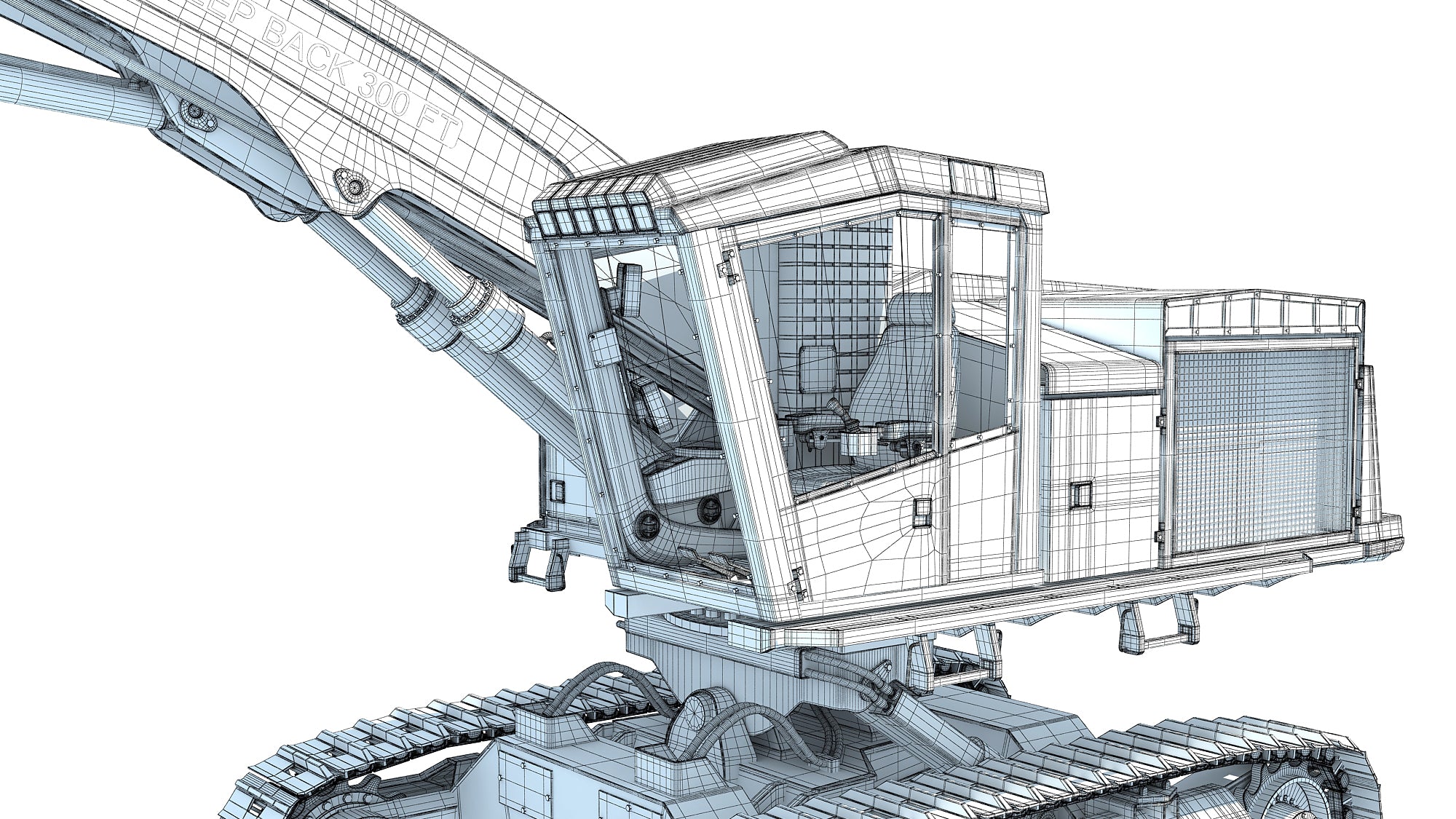 Tracked Forestry Harvester