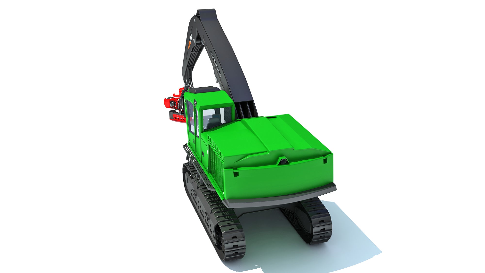 Tracked Forestry Harvester