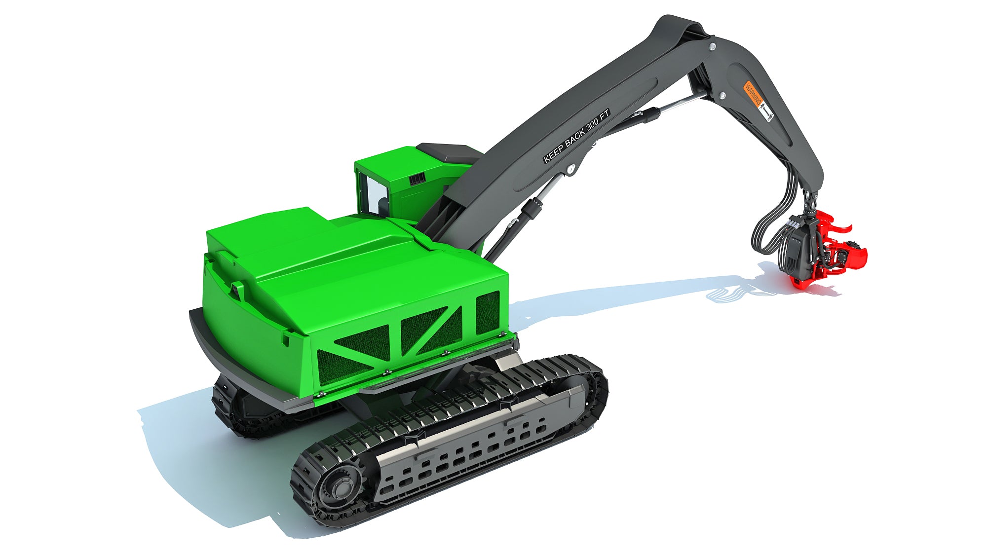 Tracked Forestry Harvester