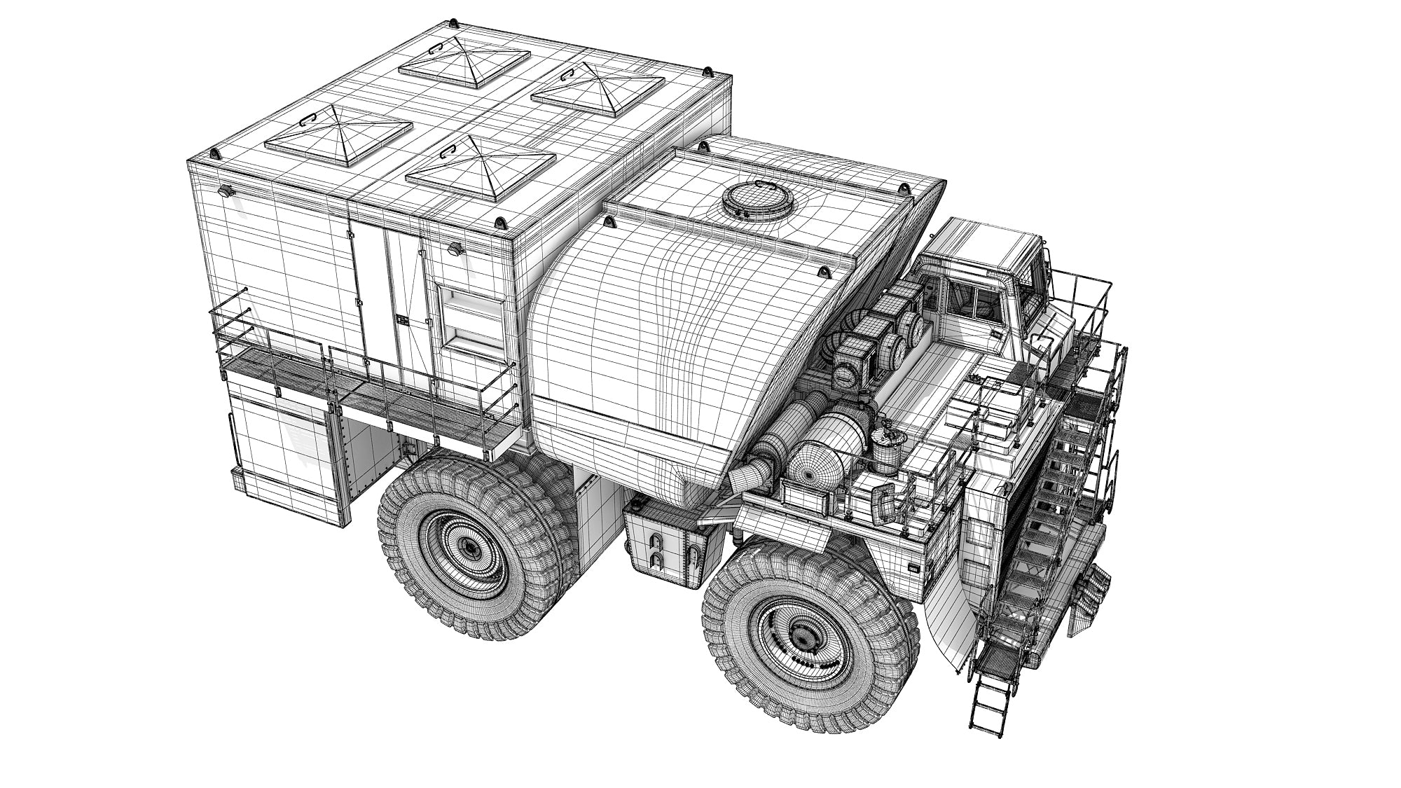 Fuel and Lube Truck