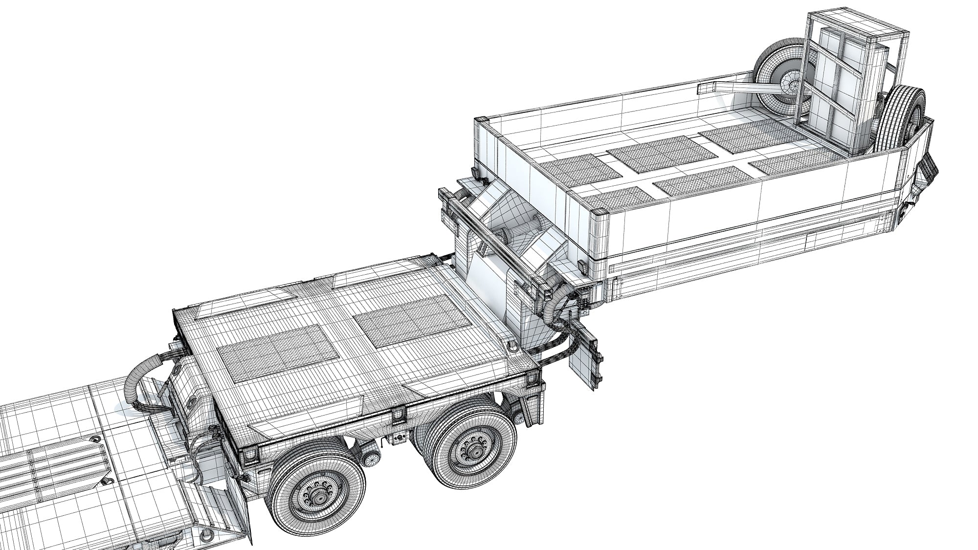 Gooseneck Low Loader Trailer