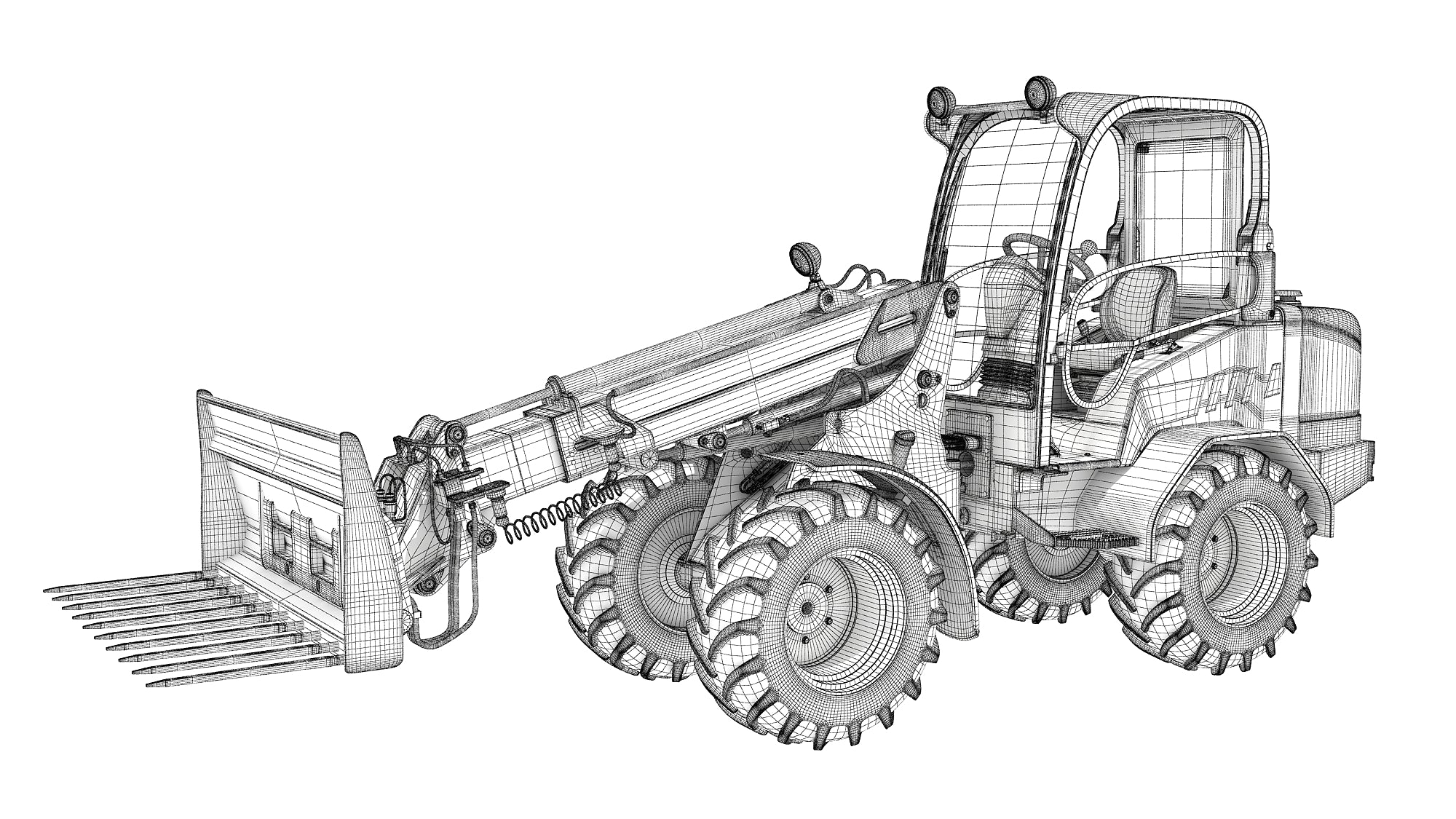 Grab Bucket Telehandler