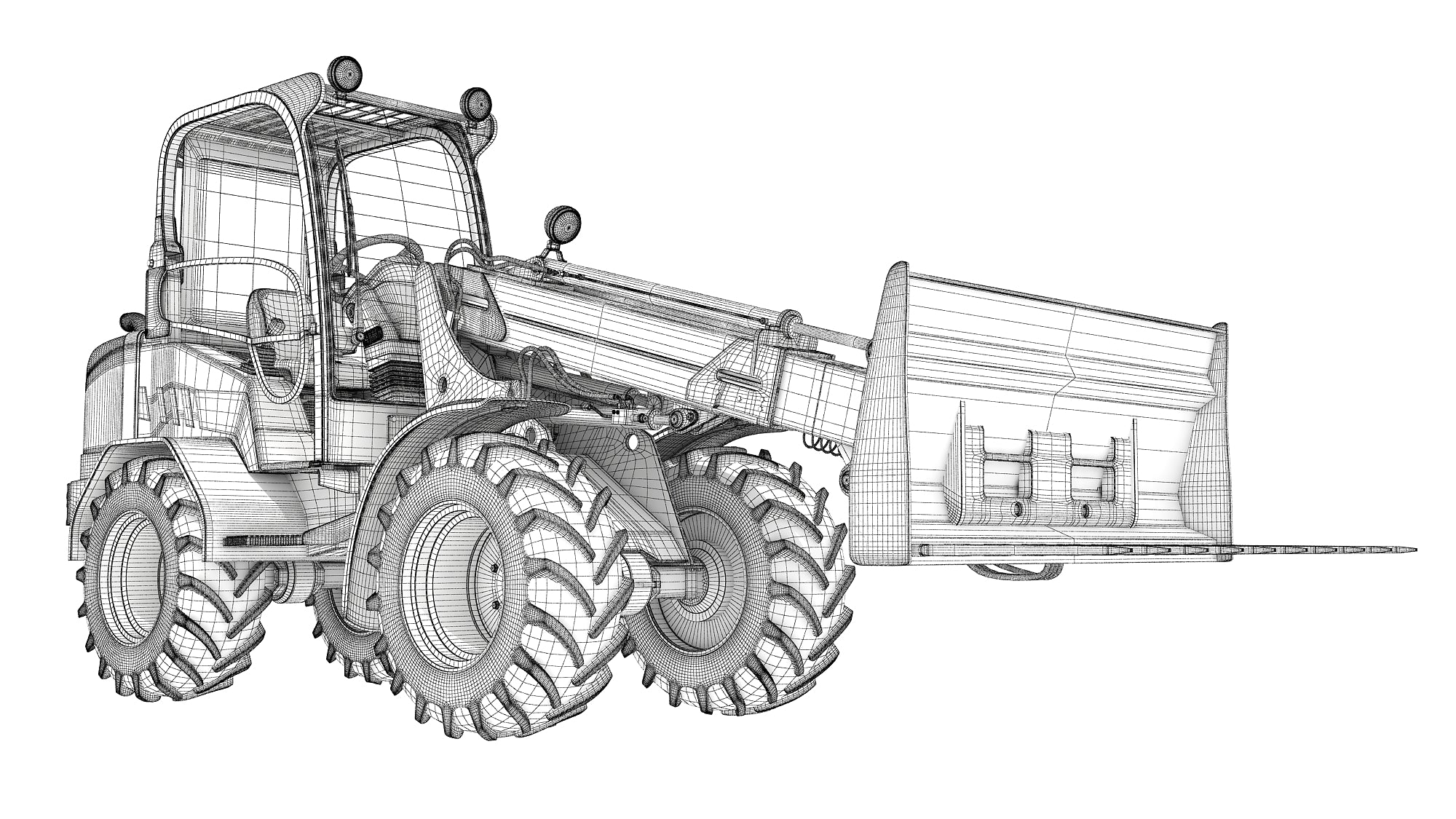 Grab Bucket Telehandler