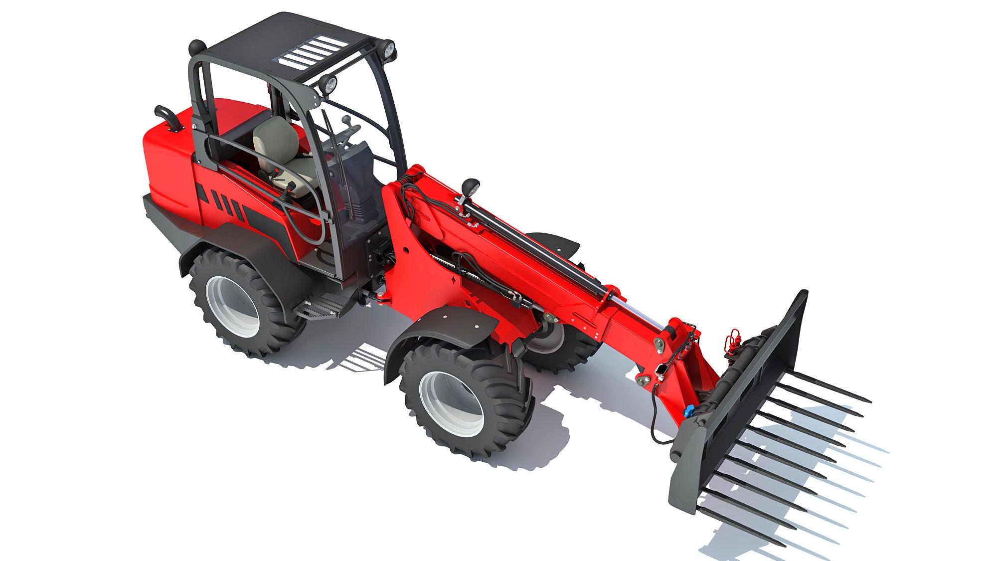 Grab Bucket Telehandler