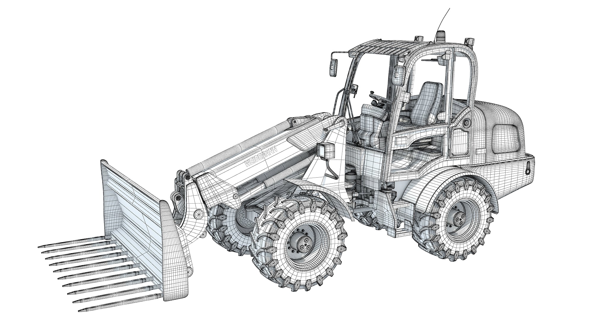 Grab Bucket Telehandler