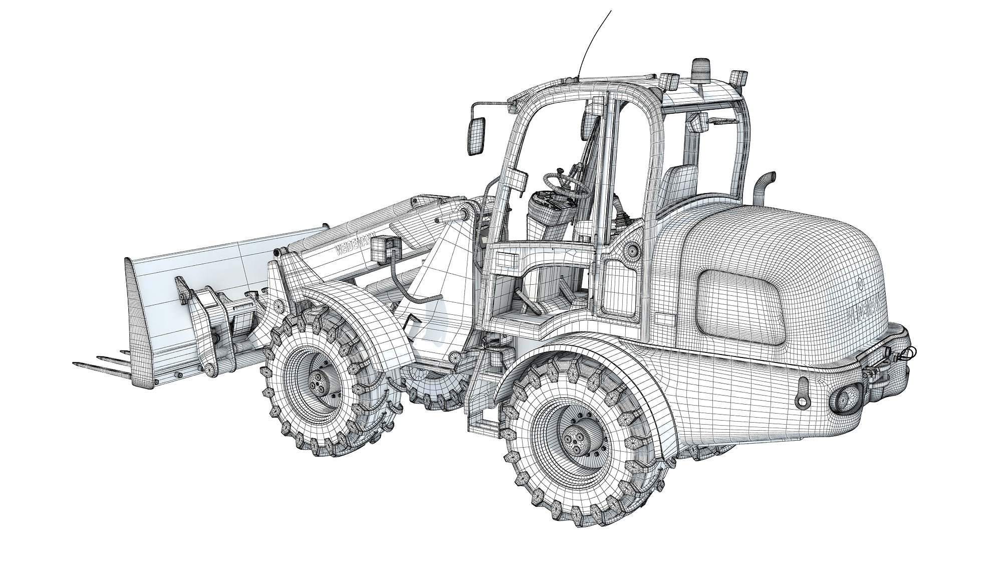Grab Bucket Telehandler