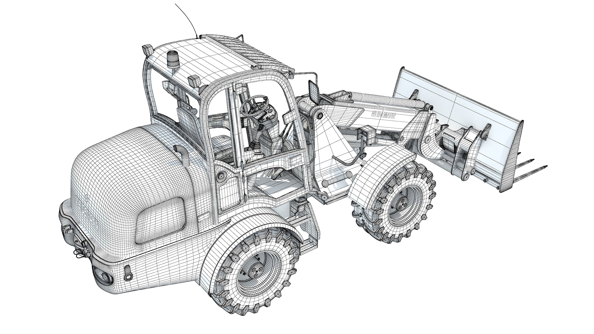 Grab Bucket Telehandler
