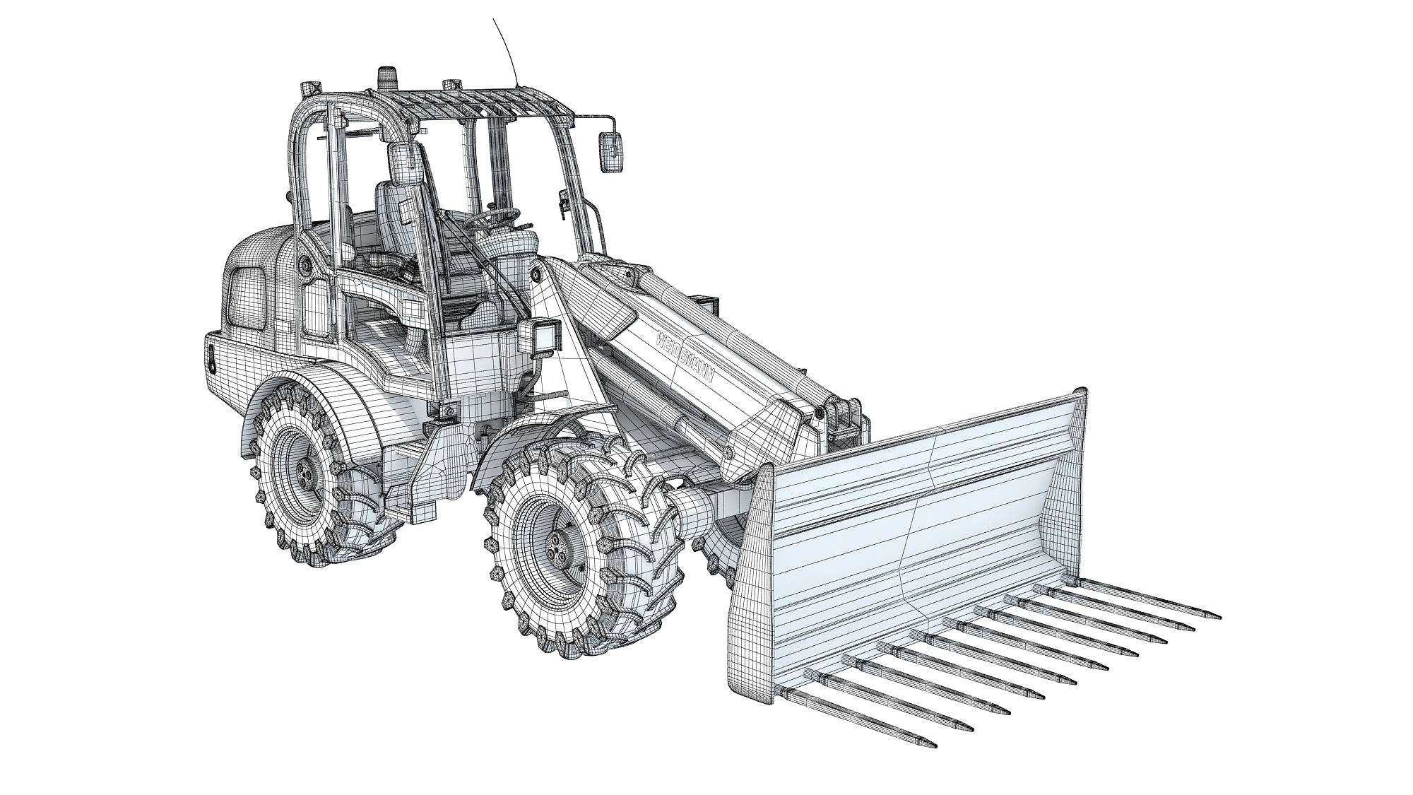 Grab Bucket Telehandler