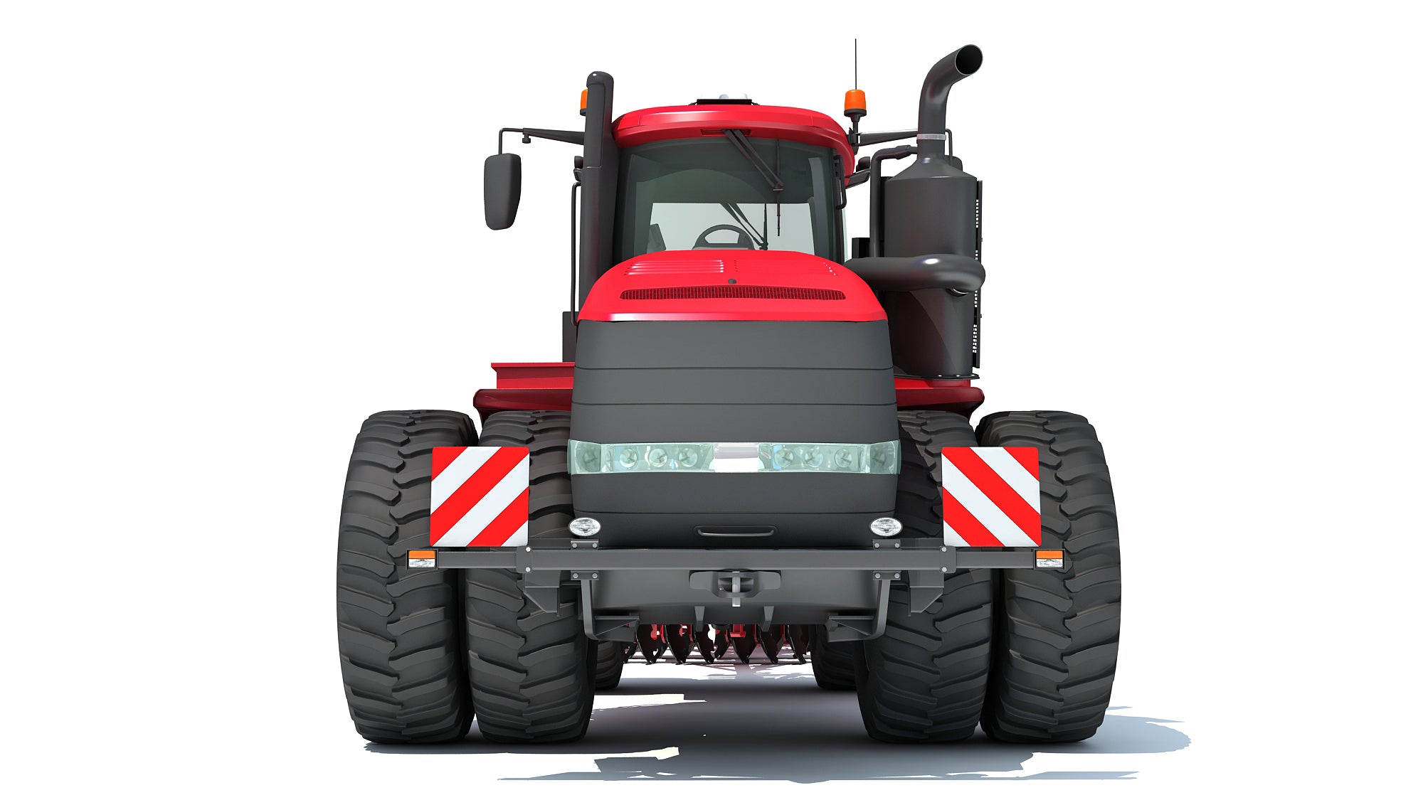 Tractor with Trailed Disc Harrow