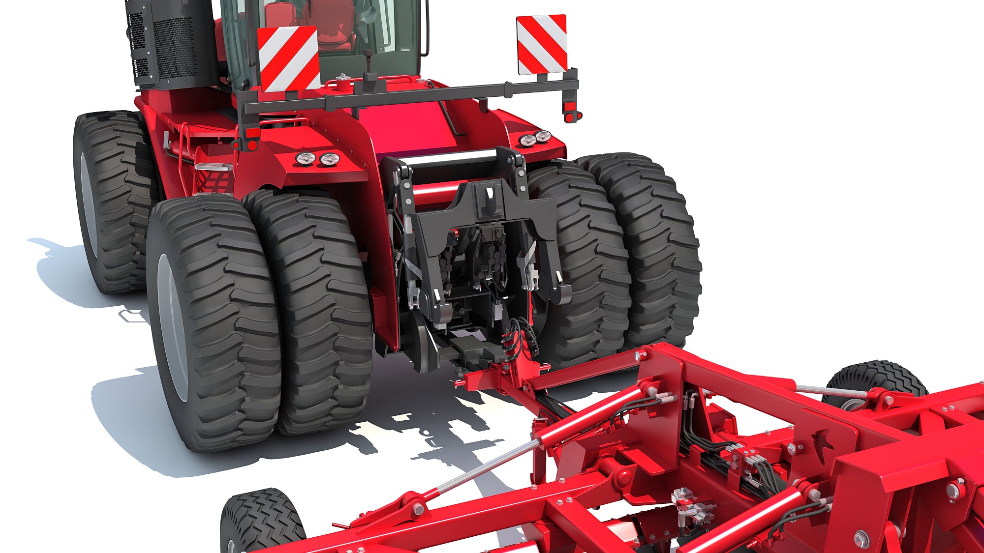 Tractor with Trailed Disc Harrow
