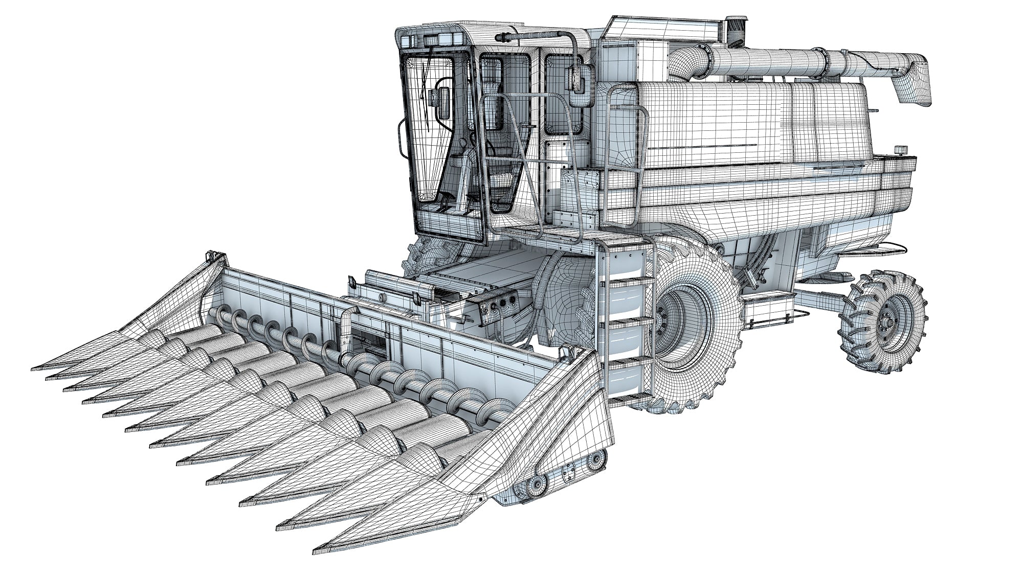3D Harvester Models