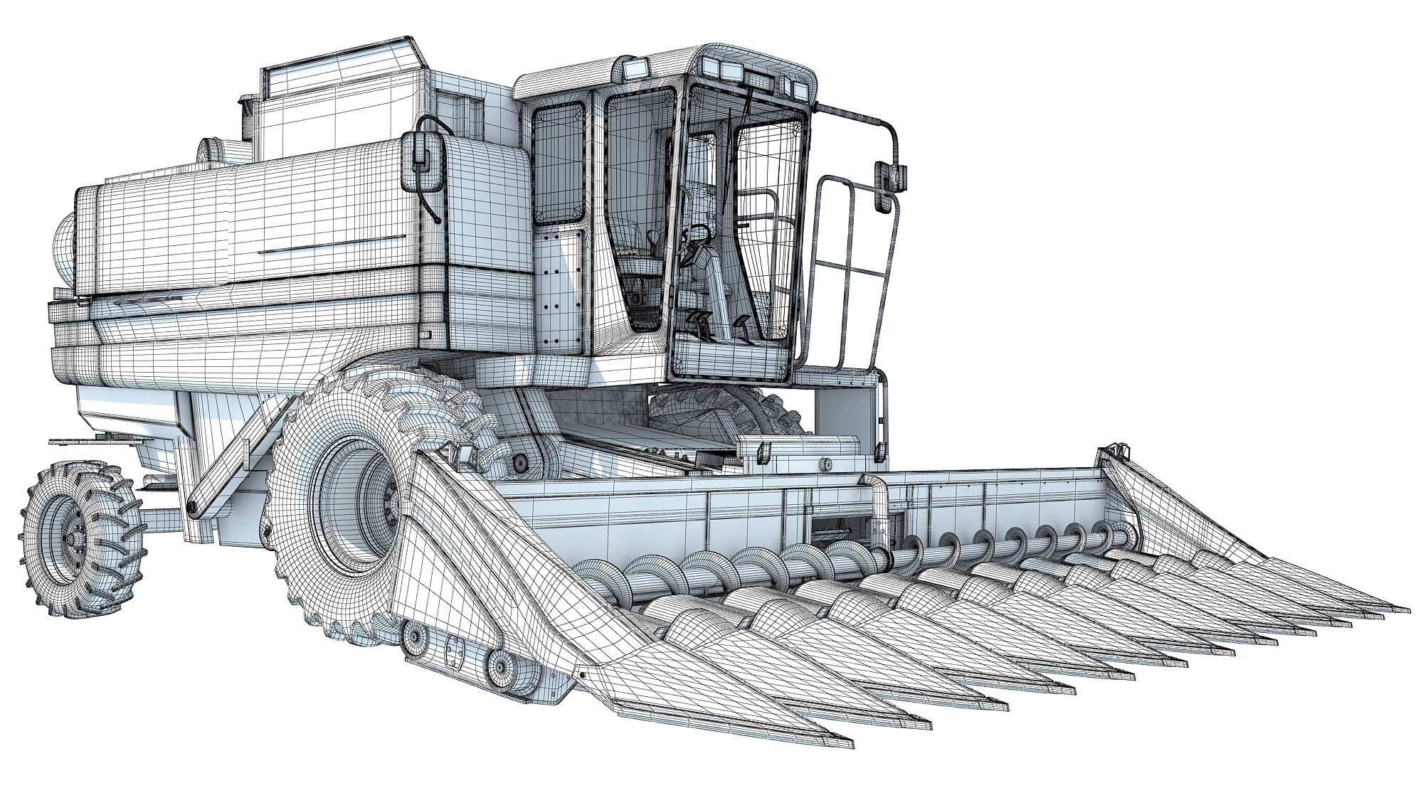 3D Harvester Models