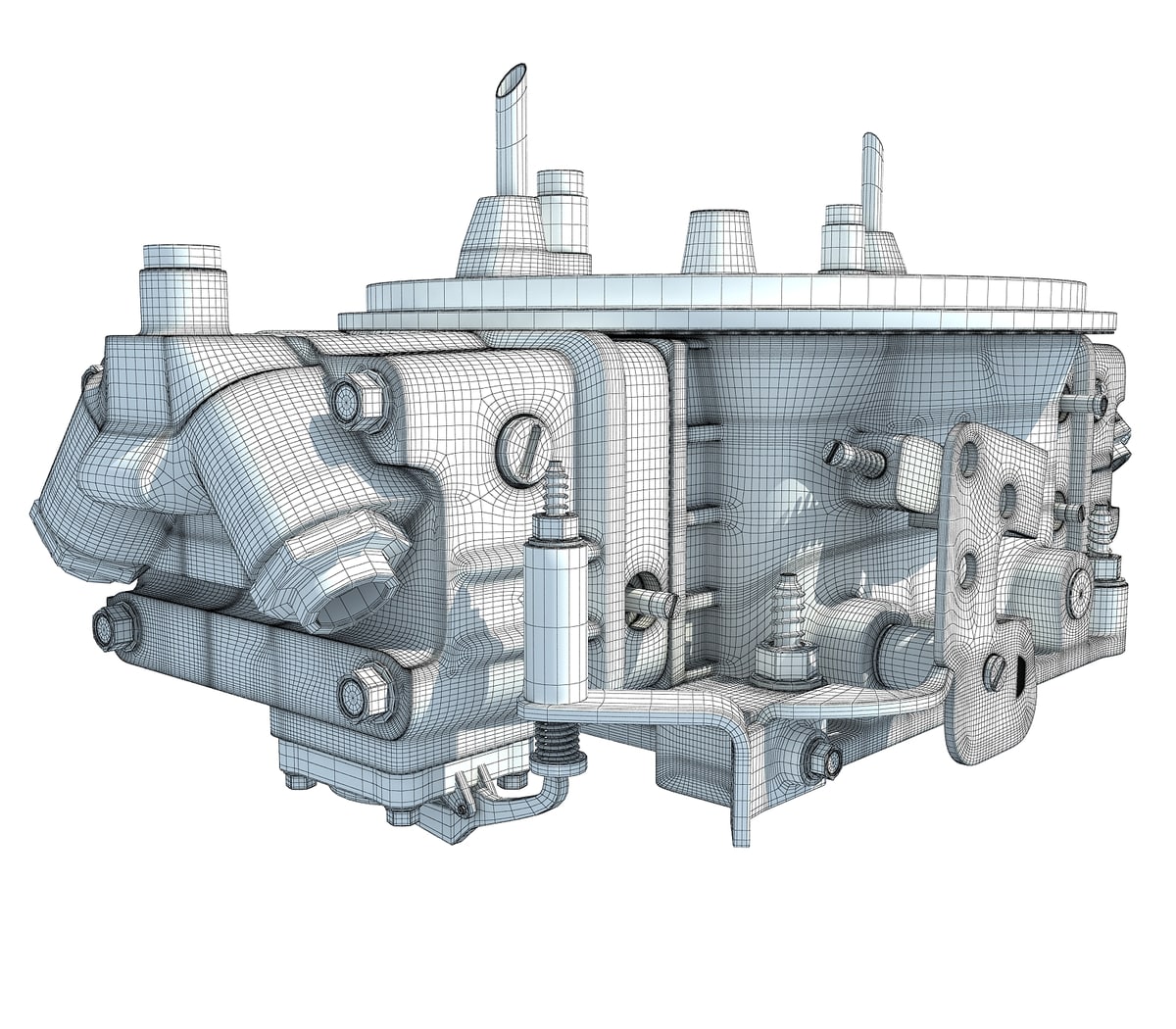 Holley Carburetor 3D Model