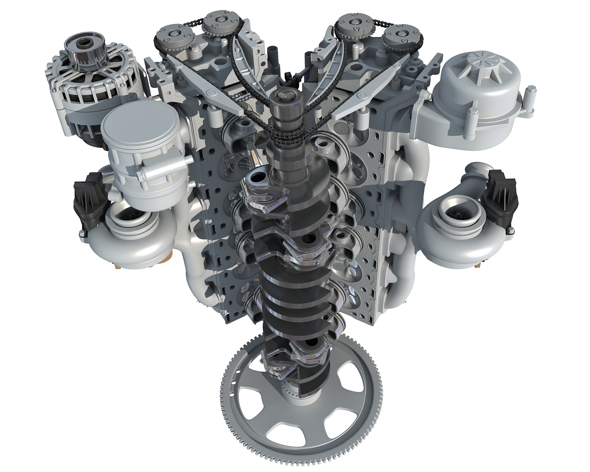 V12 Engine 3D Models